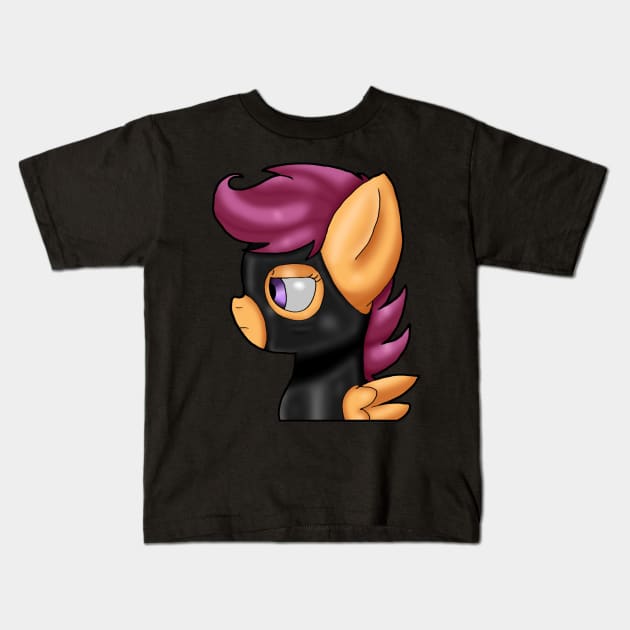 Rainbow Factory Scootaloo - MLP Kids T-Shirt by Toribit